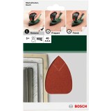 Bosch - Multi Zımpara Kağıdı 5'li, 95 x 135 mm 40 Kum 4 Delik
