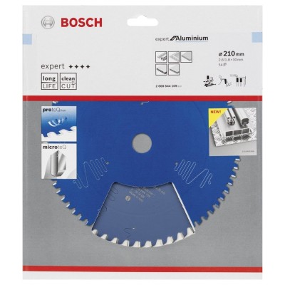 Bosch - Expert Serisi Alüminyum için Daire Testere Bıçağı 210*30 mm 54 Diş