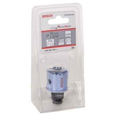 Bosch - Special Serisi Metal Ve Inox Malzemeler için Delik Açma Testeresi (Panç) 33 mm