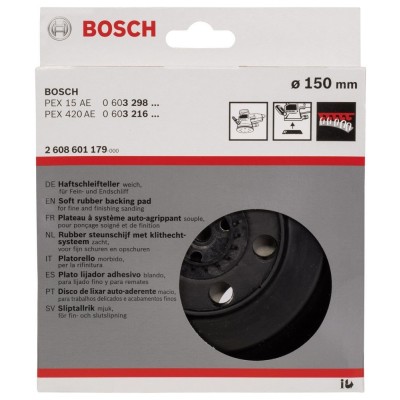 Bosch - 150 mm Zımpara Tabanı Orta Sertlikte (PEX)