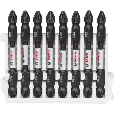 Bosch - Impact Control Serisi Çift Taraflı Vidalama Ucu 8'li PH2/PZ2 *65mm
