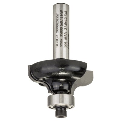 Bosch - Standard Seri Ahşap İçin Çift Oluklu Sert Metal Kenar Biçimlendirme Frezesi 8*31,8*54mm