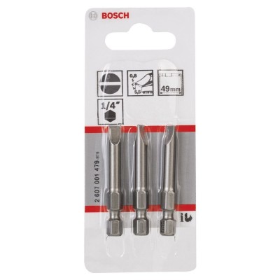 Bosch - Extra Hard Serisi S0,8x5,5*49 mm 3'lü
