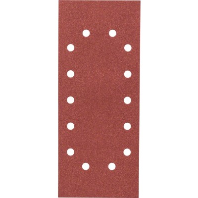 Bosch - Titreşimli Zımpara Kağıdı 10'lu, 115 x 280 mm 120 Kum 14 Delik