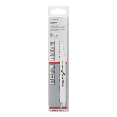 Bosch - Progressor Serisi Ahşap Ve Metal için Panter Testere Bıçağı S 3456 XF - 25'li