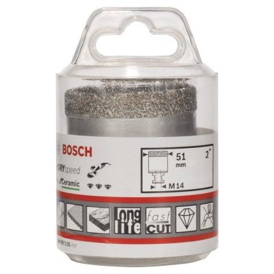 Bosch - Best Serisi, Taşlama İçin Seramik Kuru Elmas Delici 51*35 mm