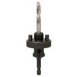 Bosch - Altıgen Şaftlı 32-76 mm Pançlar İçin Adaptör, Anahtar Ağzı 1/4'' (6,35mm)