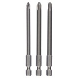 Bosch - 3 Parçalı Extra Hard Serisi Vidalama Ucu Seti PH1/2/3*152 mm