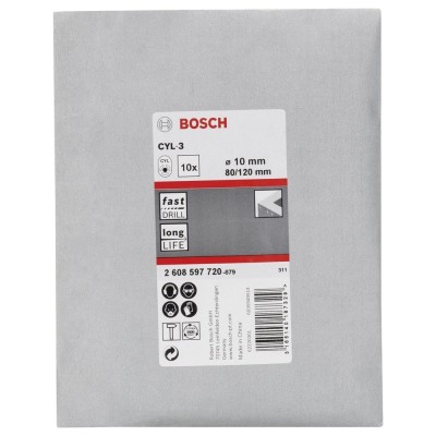 Bosch - cyl-3 Serisi, Beton Matkap Ucu 10*120 mm 10'lu Paket