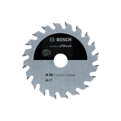 Bosch - Standard for Serisi Ahşap için Akülü Daire Testere Bıçağı 85*15 mm 20 Diş