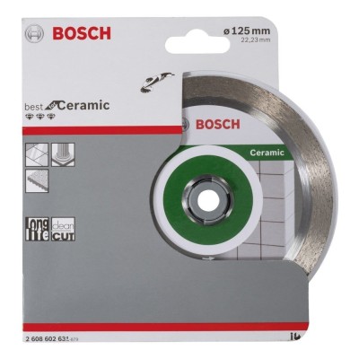 Bosch - Best Serisi Seramik İçin, Elmas Kesme Diski 125 mm