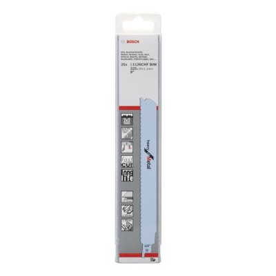Bosch - Heavy Serisi Metal için Panter Testere Bıçağı S 1126 CHF - 25'li