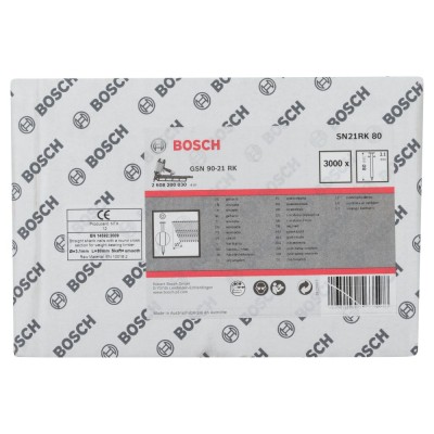 Bosch - GSN 90-21DK Çivi  80mm 3000li Düz Parlak
