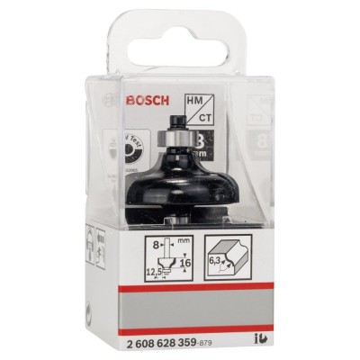Bosch - Standard Seri Ahşap İçin Çift Oluklu Sert Metal Kenar Biçimlendirme Frezesi 8*38*57mm