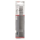 Bosch - Hızlı Kesim Serisi Ahşap İçin T 744 D Dekupaj Testeresi Bıçağı - 3'Li Paket