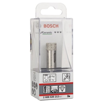 Bosch - Best Serisi, GTR 30 İçin Seramik Kuru Elmas Delici 15*35 mm