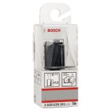 Bosch - Standard Seri Ahşap İçin Çift Oluklu, Sert Metal Düz Freze Ucu 8*22*56mm