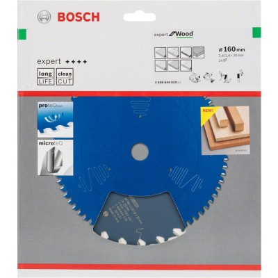 Bosch - Expert Serisi Ahşap için Daire Testere Bıçağı 160*20 mm 24 Diş