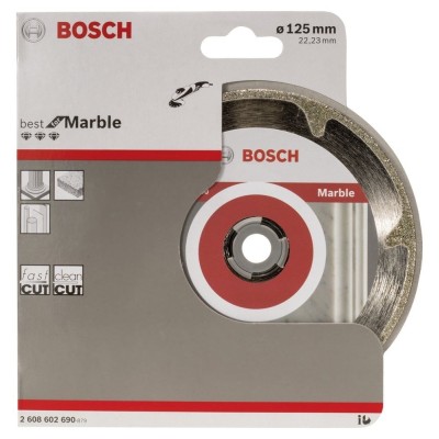 Bosch - Best Serisi Mermer İçin Elmas Kesme Diski 125 mm