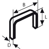 Bosch - Zımba Teli Tip 53 11,4*0,74*14 mm