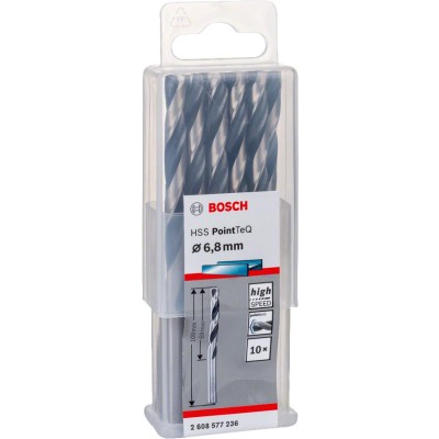 Bosch - HSS-PointeQ Metal Matkap Ucu 6,8 mm 10'lu