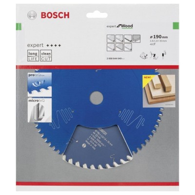 Bosch - Expert Serisi Ahşap için Daire Testere Bıçağı 190*30 mm 48 Diş