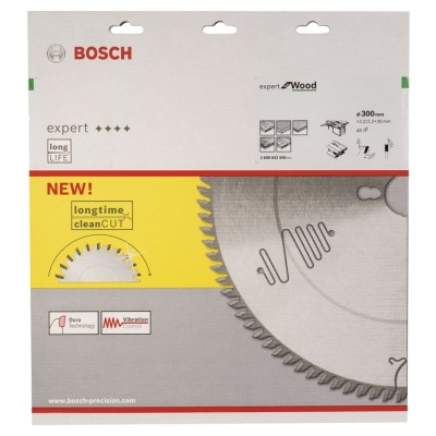 Bosch - Expert Serisi Ahşap için Daire Testere Bıçağı 300*30 mm 48 Diş