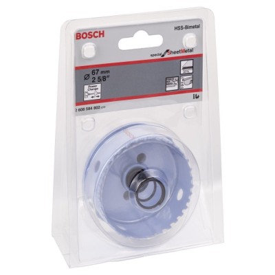 Bosch - Special Serisi Metal Ve Inox Malzemeler için Delik Açma Testeresi (Panç) 67 mm