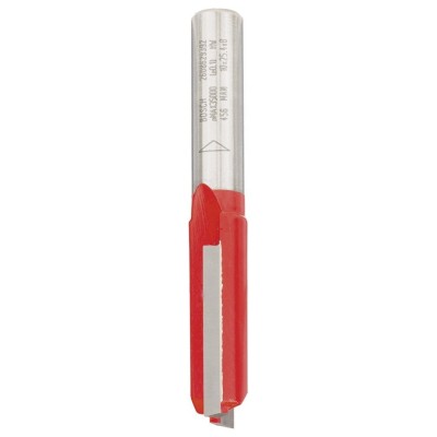 Bosch - Expert Serisi Ahşap İçin Çift Oluklu, Sert Metal Düz Freze Ucu 8*10*62,4 mm