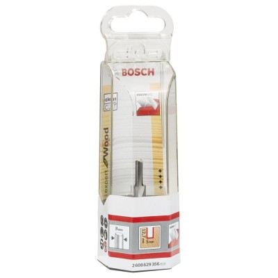 Bosch - Expert Serisi Ahşap İçin Çift Bıçaklı, Tam Sert Metal Kanal Freze Ucu 8*5*51 mm