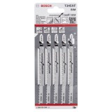 Bosch - Ahşap Ve Metal İçin T 345 XF Dekupaj Testeresi Bıçağı - 5'Li Paket