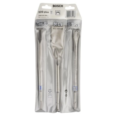 Bosch - LongLife Serisi, SDS-Plus Şaftlı Sivri, Yassı, Fayans Keski Seti