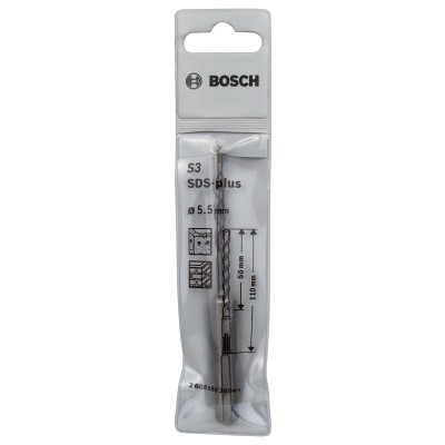 Bosch - Plus-1 Serisi, SDS-plus Kırıcı Delici Matkap Ucu 5.5*110 mm