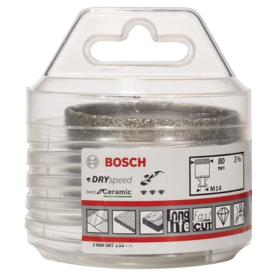Bosch - Best Serisi, Taşlama İçin Seramik Kuru Elmas Delici 80*35 mm