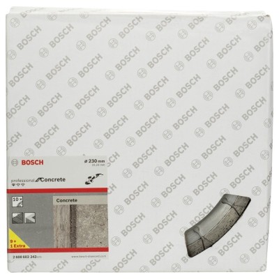 Bosch - Standard Seri Beton İçin, 9+1 Elmas Kesme Diski Set 230 mm