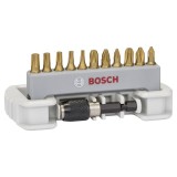Bosch - 11 Parça MaxGrip Vidalama Ucu Seti + Hızlı Değiştirmeli Tutucu