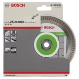 Bosch - Best Serisi Seramik İçin, Extra Temiz Kesim Turbo Segman  Elmas Kesme Diski 125 mm