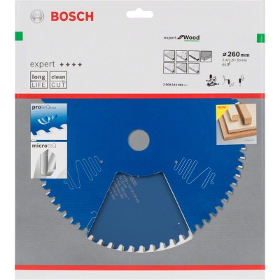 Bosch - Expert Serisi Ahşap için Daire Testere Bıçağı 260*30 mm 60 Diş