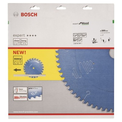 Bosch - Expert Serisi Ahşap için Daire Testere Bıçağı 300*30 mm 72 Diş
