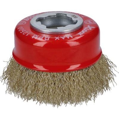 Bosch - X-LOCK - Clean Serisi Metal İçin Saçaklı Pirinç Tel Fırça 70*0,3 mm