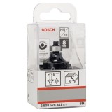Bosch - Standard Seri Ahşap İçin Çift Oluklu, Sert Metal Bilya Yataklı Yuvarlama Frezesi 8*8*53 mm
