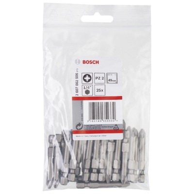Bosch - Extra Hard Serisi Vidalama Ucu PZ 2*49 mm 25'li