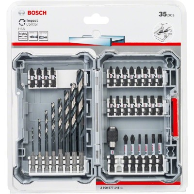 Bosch - Impact Control Serisi HSS 35 Parça Karışık Set