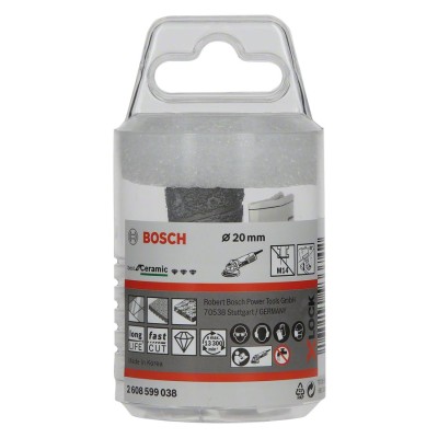 Bosch - X-LOCK - Best Serisi, Taşlama İçin Seramik Elmas Parmak Freze Ucu