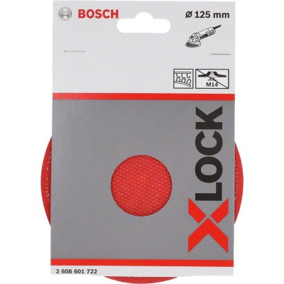 Bosch - X-LOCK - 125 mm M14 Kağıt Zımparalar için Taban