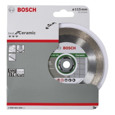 Bosch - Best Serisi Seramik İçin, Elmas Kesme Diski 115 mm