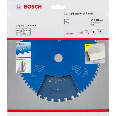 Bosch - Expert Serisi Çelik Levhalı Sandviç Panelleri için Daire Testere Bıçağı 210*30 mm 36 Diş