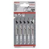 Bosch - Temiz Kesim Serisi Sert Ahşap İçin T 101 BRF Dekupaj Testeresi Bıçağı - 5'Li Paket