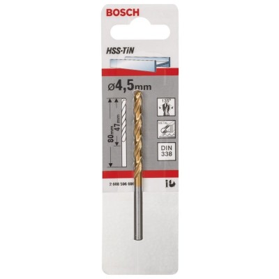 Bosch - HSS-TiN Metal Matkap Ucu 4,5*80 mm