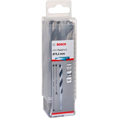 Bosch - HSS-PointeQ Metal Matkap Ucu 9,1 mm 10'lu